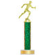 Personalized Track Column Trophy / Award 9 3/4"– 12 3/4" Custom Figurine & Plate