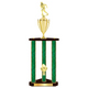Personalized 3 Column Football Trophy / Award 32" – 36" Custom Figurines & Plate