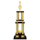 Personalized 4 Column Softball Trophy / Award 52" – 56" Custom Figurines & Plate