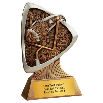 Football Trophy – 5.5″ Triad Resin Football Award for Players & Teams