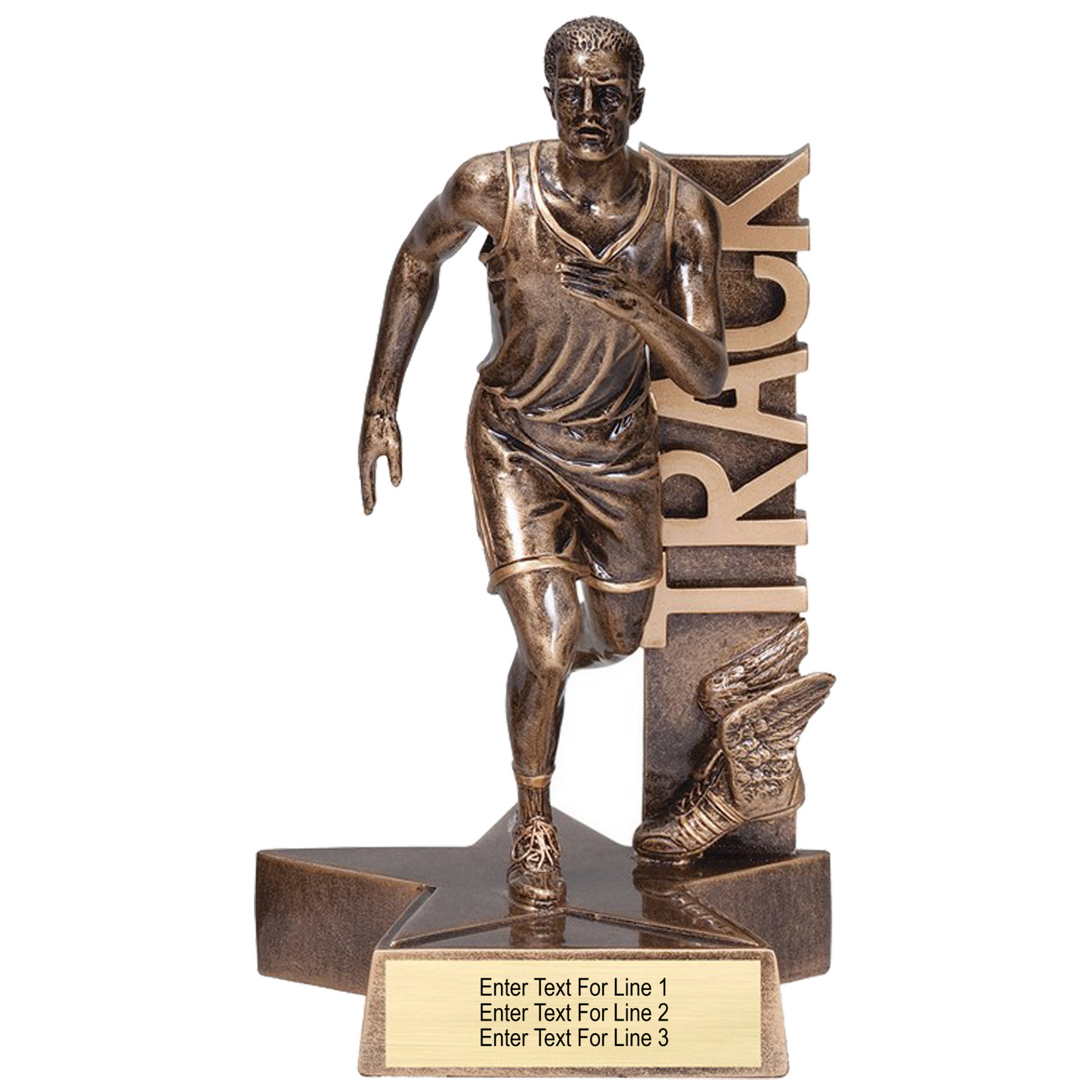 Track Trophy – Action Pose Track Award Male (2 Sizes)