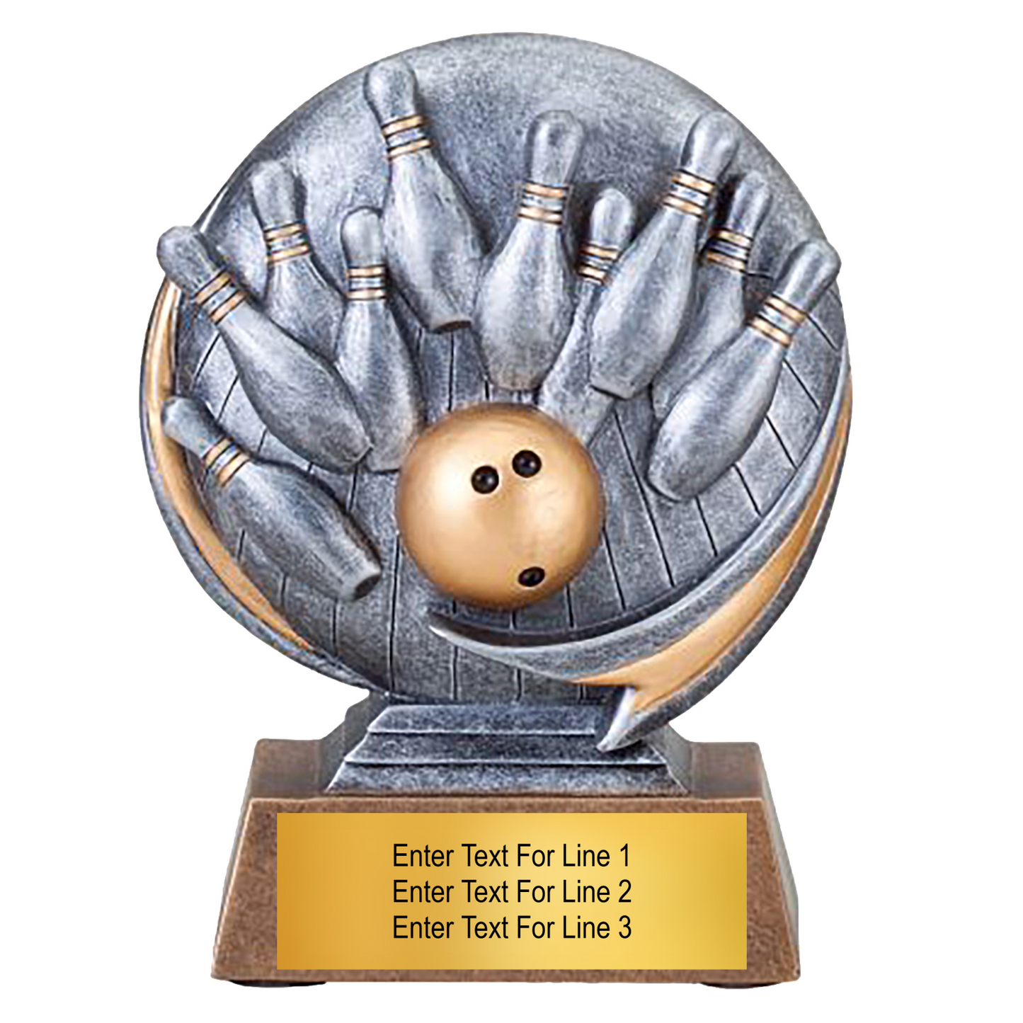 5" 3D Motion Extreme Bowling Resin