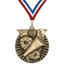 2" Victory Cheerleading Medal – Gold, Silver & Bronze with Custom Ribbons in 30 Colors