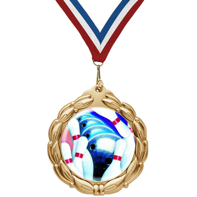 2 3/4" Value Series Bowling Mylar Medal
