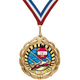 2 3/4" Value Series Swimming Mylar Medal