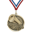 2.25" Cheerleading Mega Medal – Gold, Silver & Bronze with 30 Ribbon Options