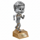 Track Trophy - 5.75" Track Bobble Head Resin Trophy - Male