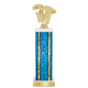 Personalized Pinewood Derby Column Trophy / Award 11"–14" Custom Figurine & Plate