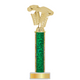 Personalized Pinewood Derby Column Trophy / Award 9 3/4"– 12 3/4" Custom Figurine & Plate