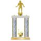 Personalized 2 x Column Wrestling Trophy / Award 13 1/2" – 16 1/2" Custom Figurines & Plate