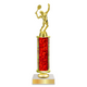 Personalized Tennis Column Trophy / Award 9"–12" Custom Figurine & Plate