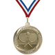 2.25" Laurel Wreath Tennis Medal – Gold, Silver & Bronze with 30 Ribbon Options
