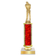 Personalized Golf Column Trophy / Award 9"–12" Custom Figurine & Plate