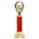 Personalized Ice Hockey Column Trophy / Award 9"–12" Custom Figurine & Plate