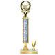Personalized Ice Hockey Column Trophy / Award 13"– 16" Custom Figurine & Plate
