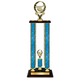 Personalised 4 Column Ice Hockey Trophy / Award 34" – 38" Custom Figurines & Plate