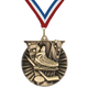2" Victory Ice Hockey Medal – Gold, Silver & Bronze with Custom Ribbons in 30 Colors