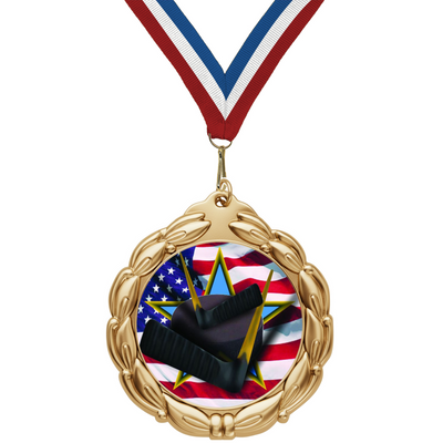 2 3/4" Value Series Ice Hockey Mylar Medal