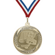 2.25" Laurel Wreath Ice Hockey Medal – Gold, Silver & Bronze with 30 Ribbon Options