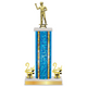 Personalized Darts Column Trophy / Award 12"– 15" Custom Figurine & Plate