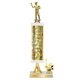 Personalized Darts Column Trophy / Award 15"– 18" Custom Figurines & Plate