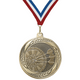 2.25" Laurel Wreath Darts Medal – Gold, Silver & Bronze with 30 Ribbon Options
