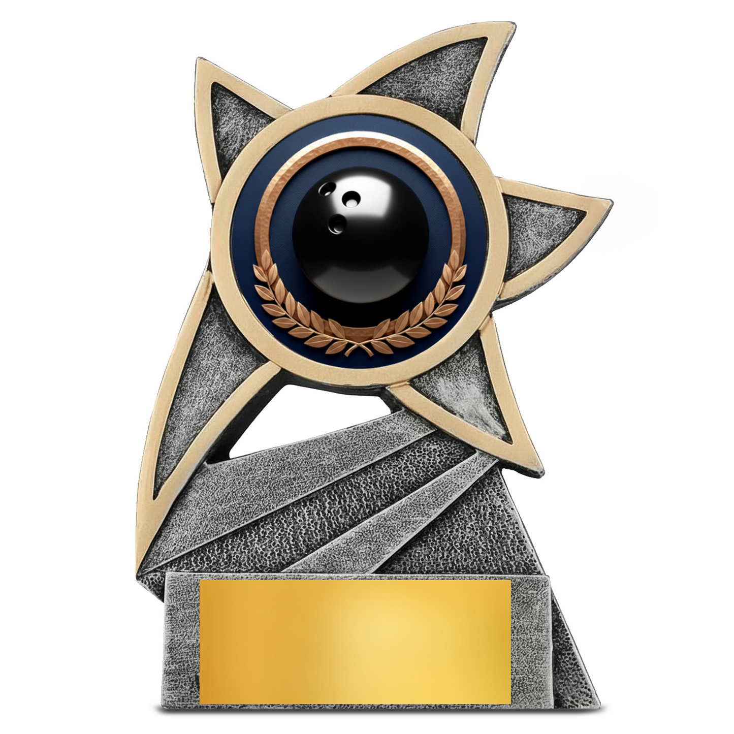 Jazz Star Bowling Resin Trophy – 5.5"