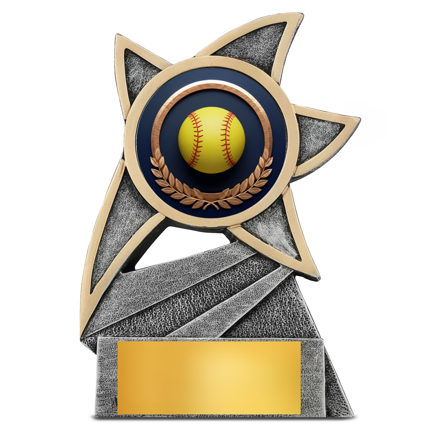 Jazz Star Softball Resin Trophy – 5.5"