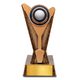 Rock Star Golf Resin  Trophy Award – 7.5" Personalized Antique Gold Trophy