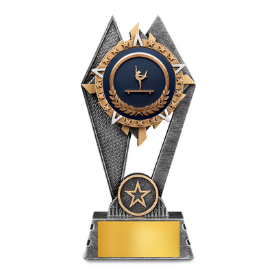 Sun Ray Resin Gymnastics Trophy – Available in 2 Sizes