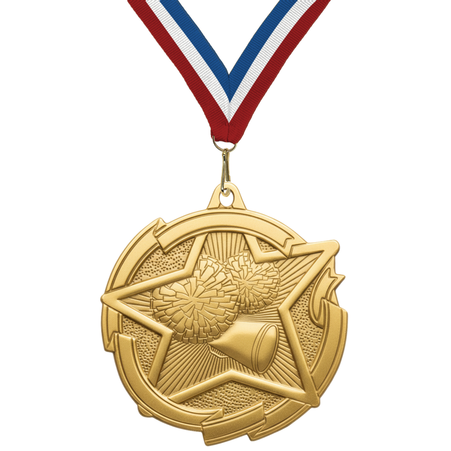2-3/8" Cheerleading Star Medal