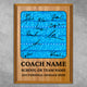 Personalized Swimming Coach Appreciation Plaque – Team Signature Gift