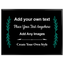 Build Your Own Landscape Plaque - Totally Freeform -  4 Plaque Colors  - Add Your Own Text Logos Or Images