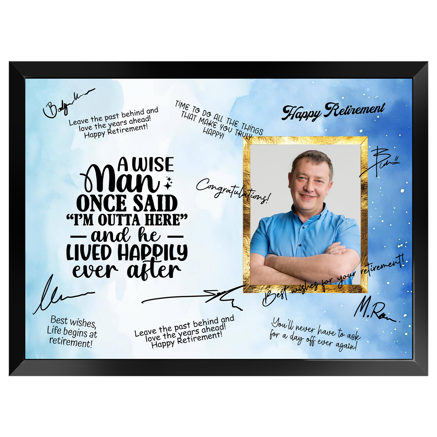 I’m Outta Here Retirement Plaque – Signature Keepsake Gift