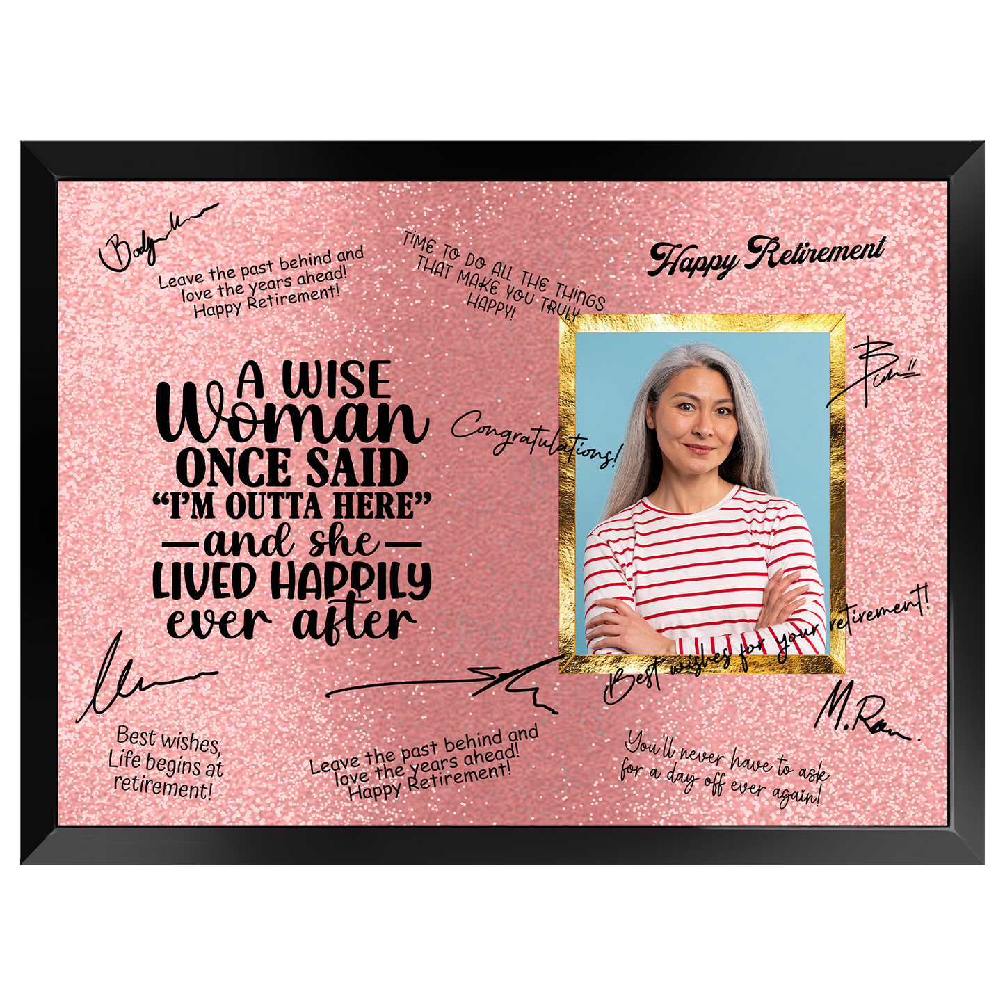 A Wise Woman Retirement Plaque – Signature Keepsake Gift