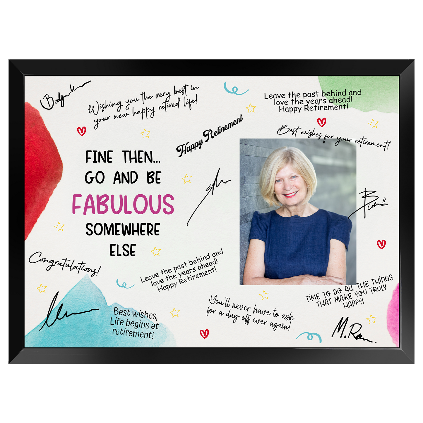 Go & Be Fabulous Retirement Plaque – Signature Keepsake Gift