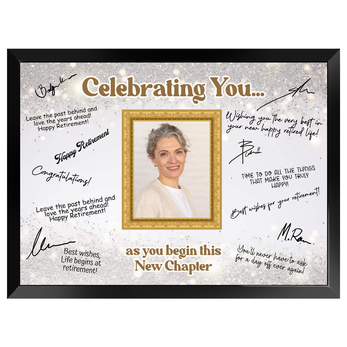 Celebrating You Retirement Plaque – Signature Keepsake Gift