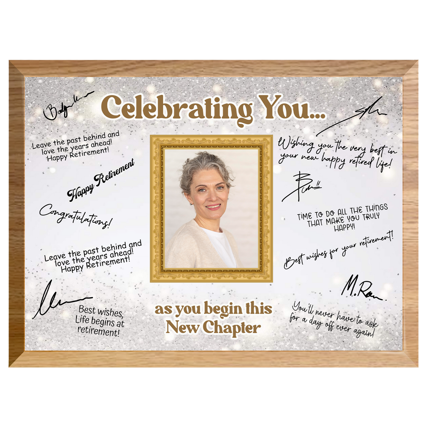 Celebrating You Retirement Plaque – Signature Keepsake Gift