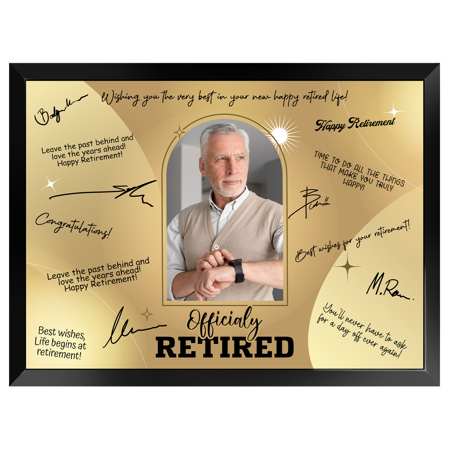 Officially Retired Plaque – Signature Keepsake Gift