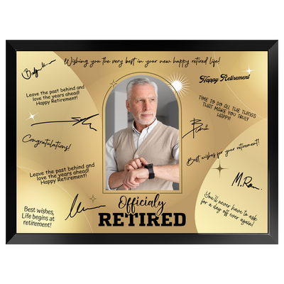 Officially Retired Plaque – Signature Keepsake Gift