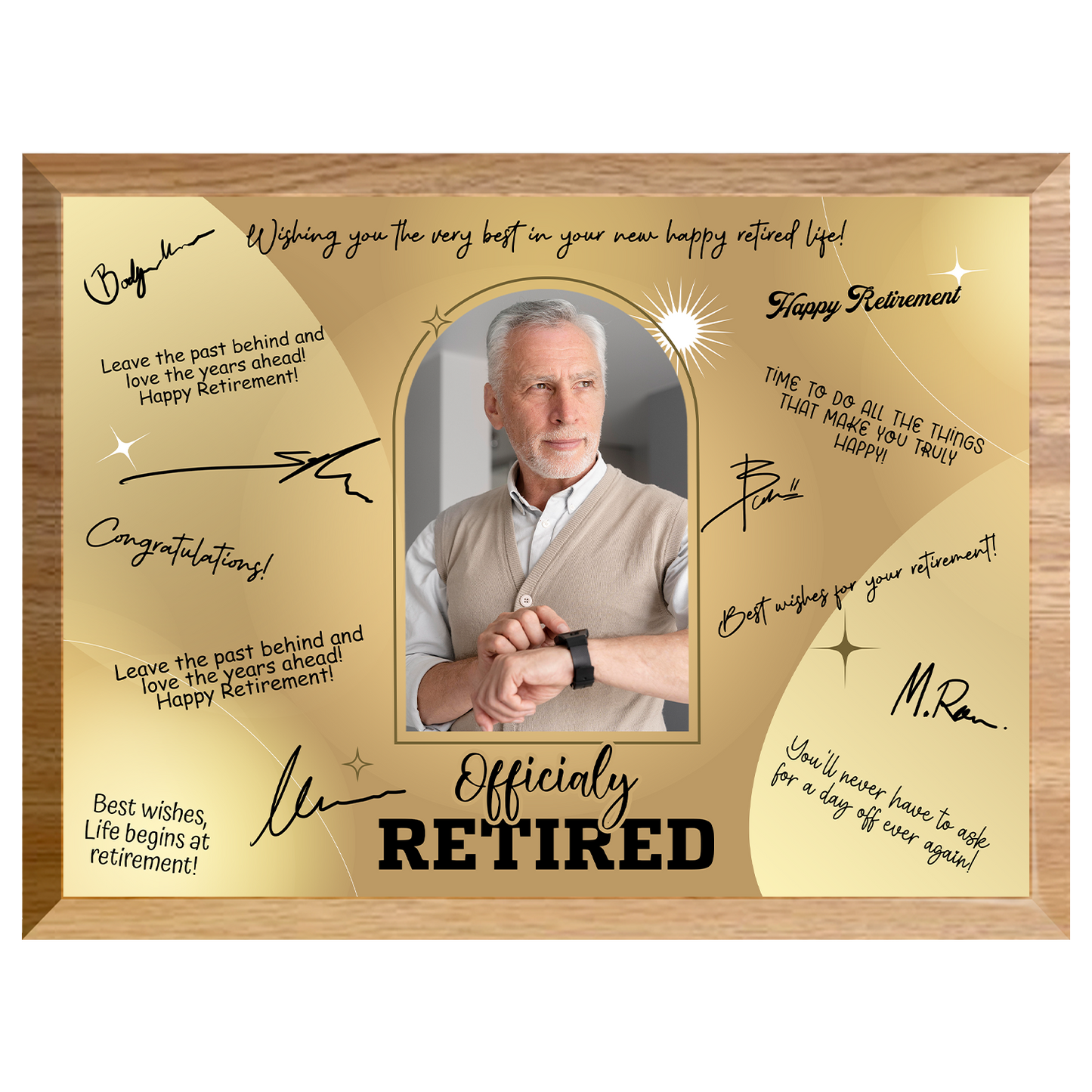 Officially Retired Plaque – Signature Keepsake Gift