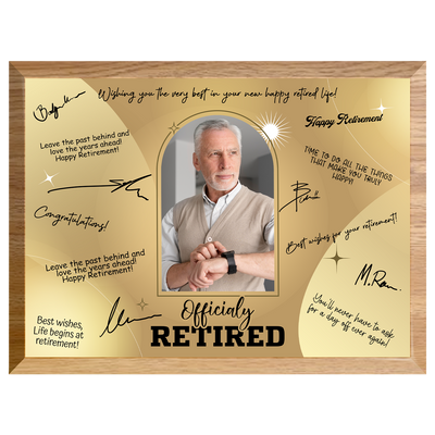 Officially Retired Plaque – Signature Keepsake Gift
