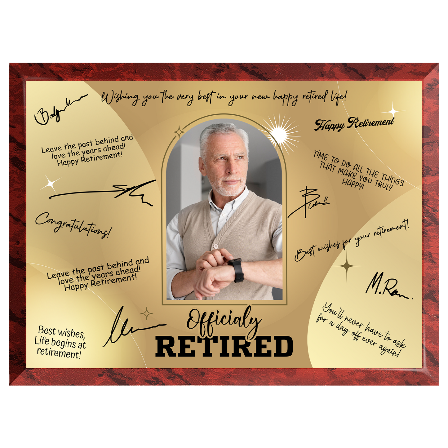Officially Retired Plaque – Signature Keepsake Gift