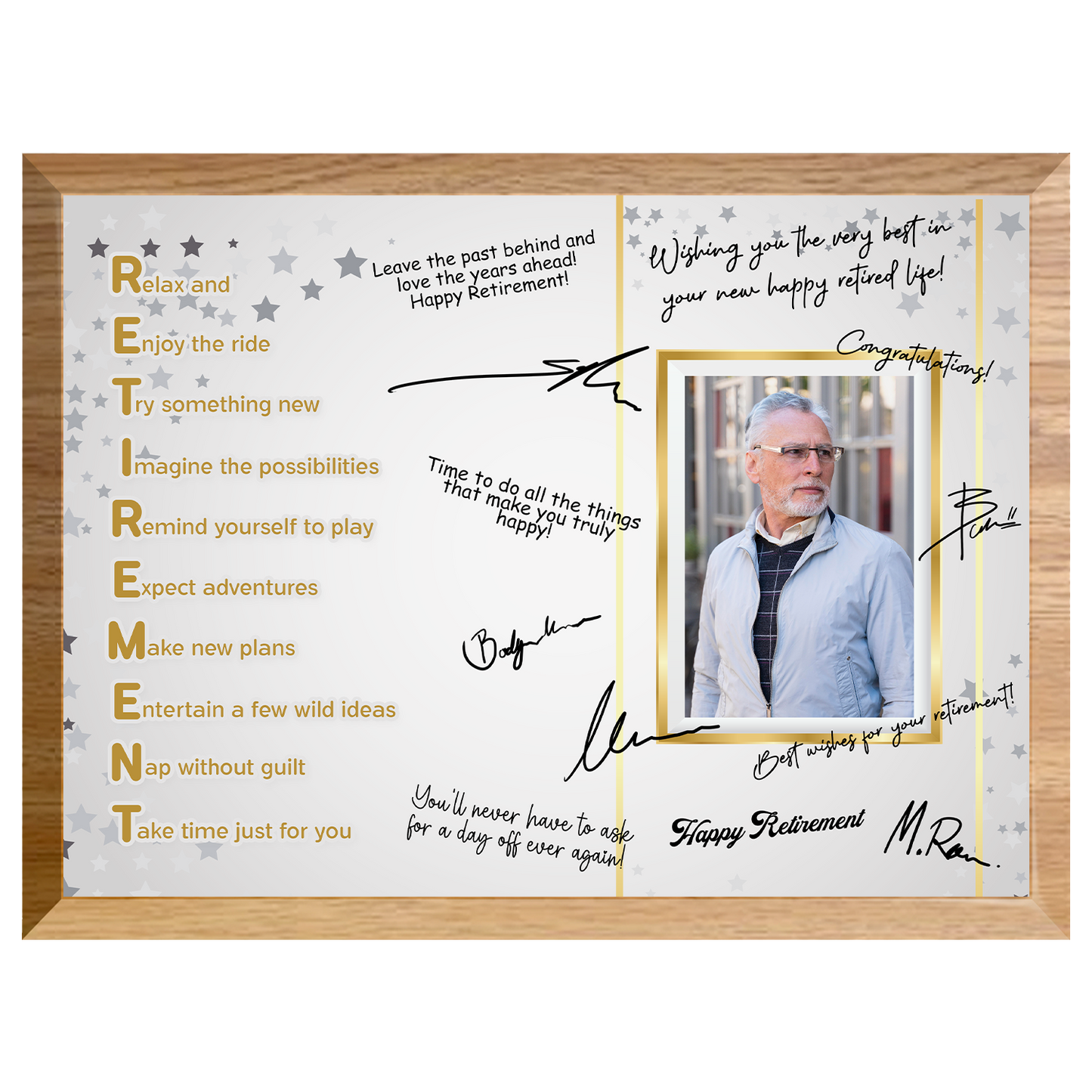 RETIREMENT Acronym Plaque – Signature Keepsake Gift