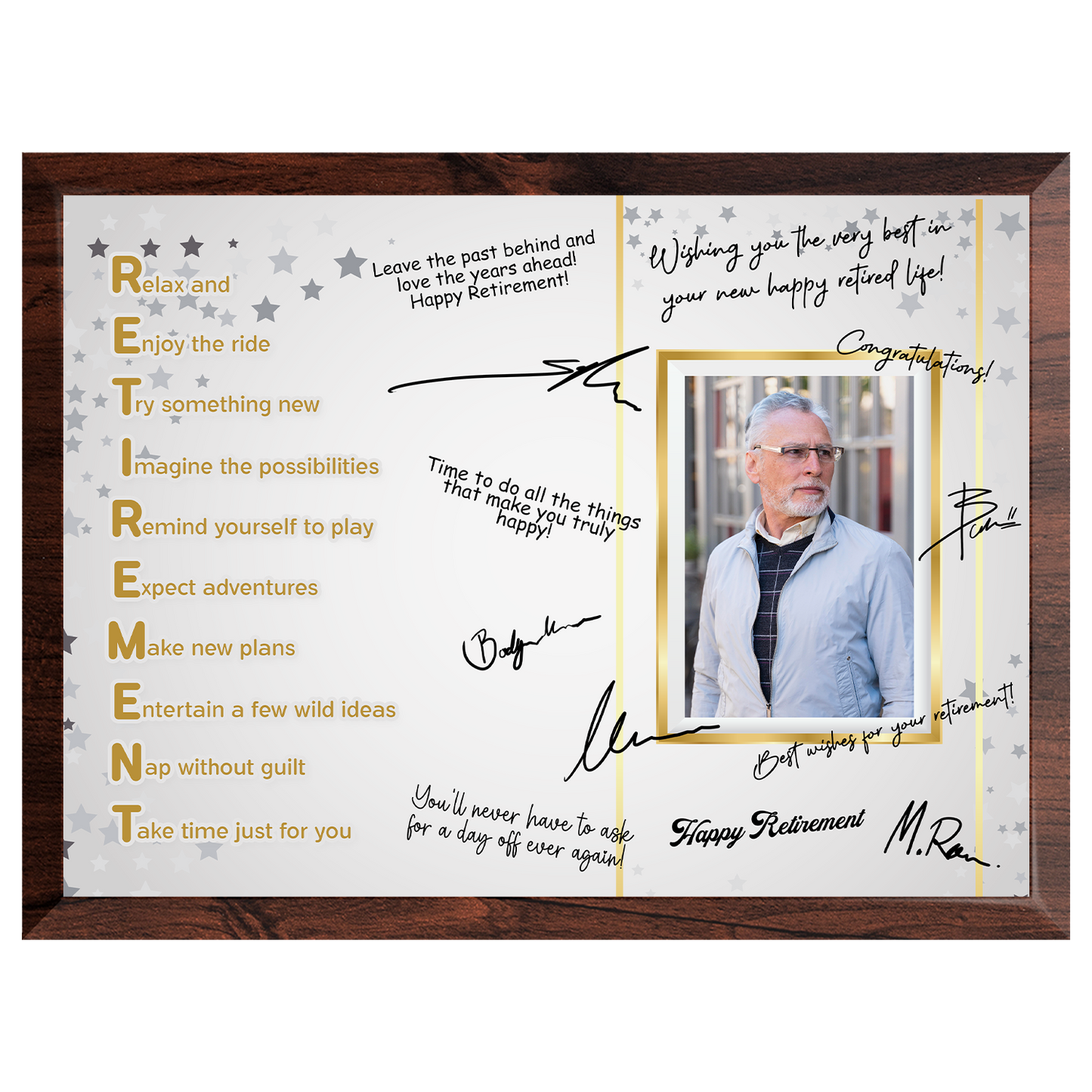 RETIREMENT Acronym Plaque – Signature Keepsake Gift