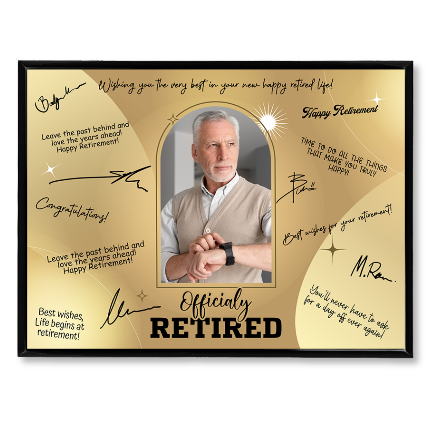 Officially Retired Plaque – Signature Keepsake Gift