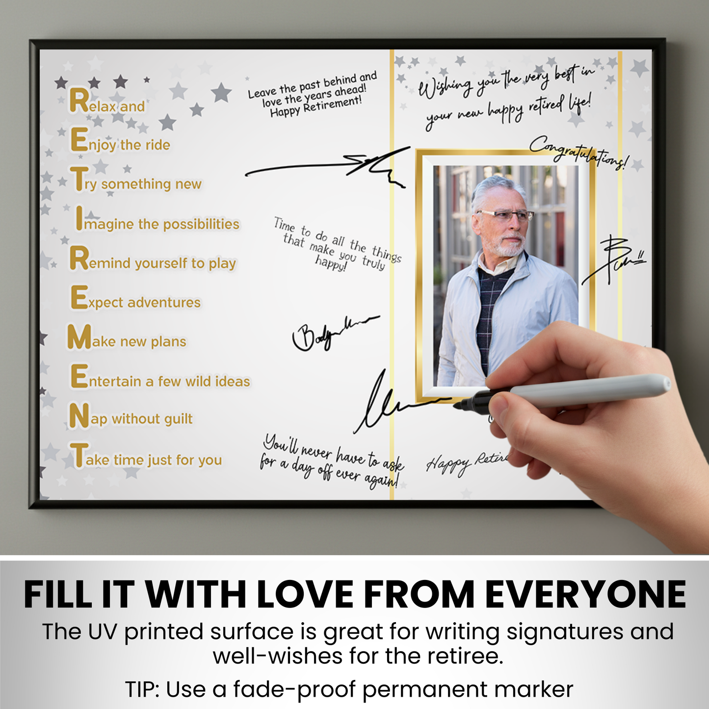 RETIREMENT Acronym Plaque – Signature Keepsake Gift