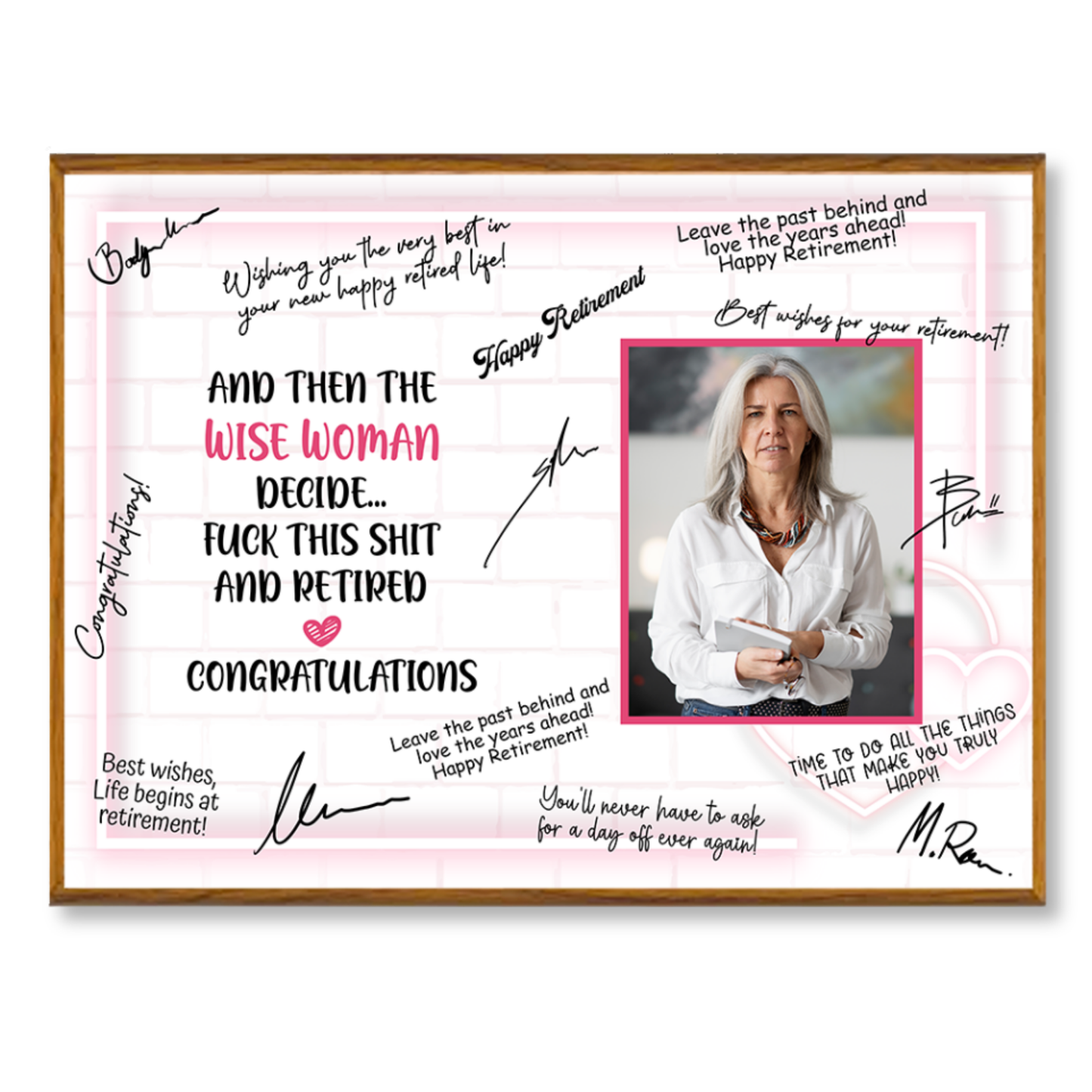 Wise Woman Retirement Plaque – Signature Keepsake Gift