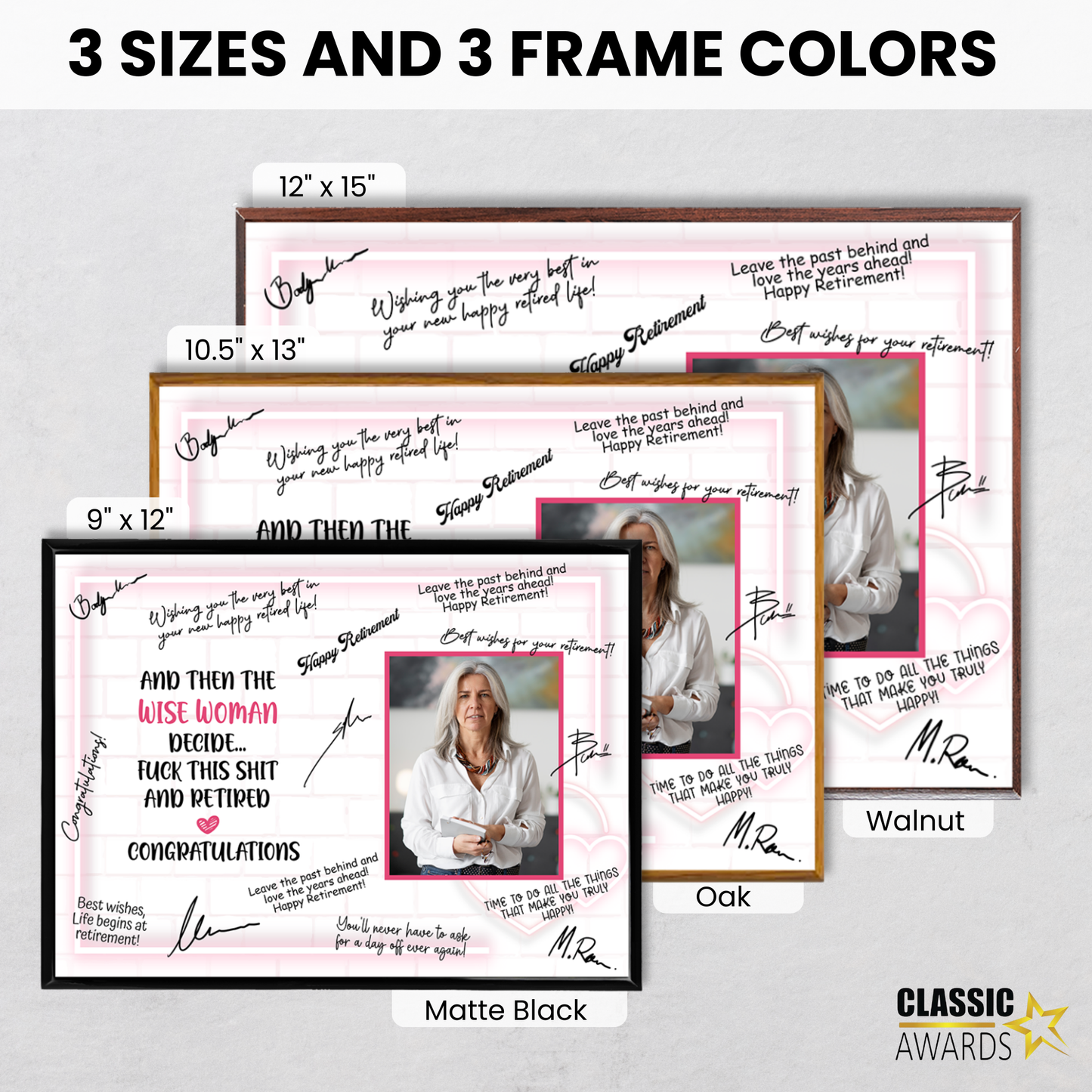 Wise Woman Retirement Plaque – Signature Keepsake Gift