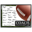 Football Coach Signature Plaque 1 – Team Autograph Gift